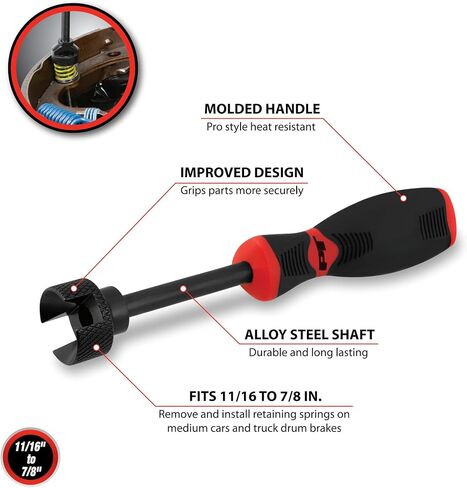 Performance Tool W159C Brake Spring Installer - Heavy Duty Tool for Installing and Removing Brake Springs with Ease and Precision in Kuwait