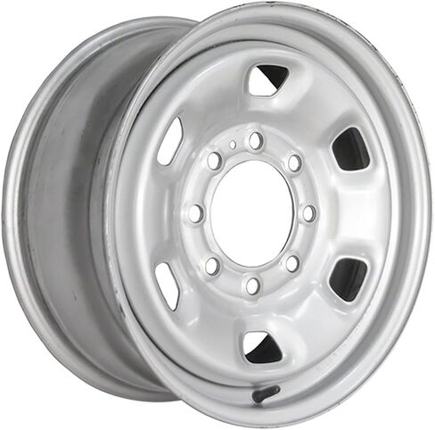 17" Steel Wheel (OEM) - Fits 2014-2024 Ram 2500 (6-Slot Design) - Silver Reman Steel Wheel in Saudi Arabia