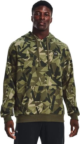 Under Armour Freedom Rival Amp Pullover Hoody - Academy/Steel - XL in Saudi Arabia