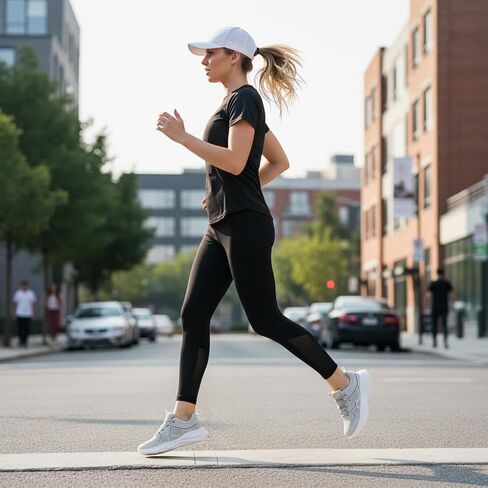 Aomigoct Womens Walking Sneakers Shoes: Comfortable Lightweight Tennis Shoe for Casual Running in Saudi Arabia
