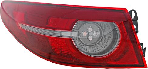 ضوء خلفي Garage-Pro متوافق مع Mazda 3 2019-2021 سيدان، يتم تركيبه على الجسم، للموديلات التي لا تحتوي على إضاءة LED مميزة مع لمبة (مصابيح) جانب السائق، خارجي MA2804132 in Kuwait