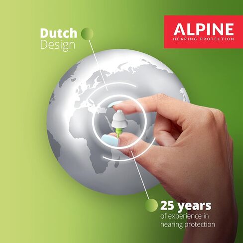Alpine SleepSoft Sleeping Earplugs - Ultra Soft Filter for Side Sleeper - Reduce Noises & Improve Sleep - Reusable, Hygienic, Hypoallergenic Hearing Protection for Adults with Long Lasting Comfort in Saudi Arabia