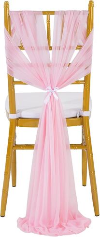 Sage Green Chair Sashes for Wedding 16 Pack Sheer Aisle Tulle Chair Covers for Spring Events Seasonal Decor in Saudi Arabia