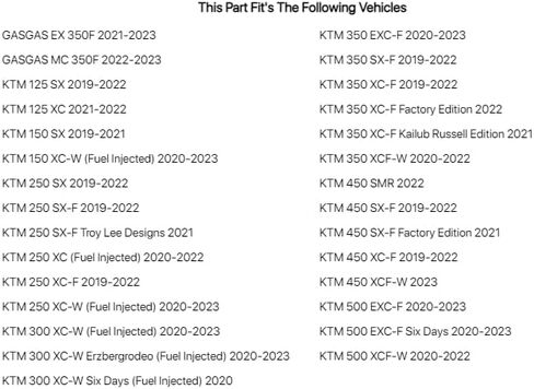 مقبض حمل تاسك برتقالي متوافق مع KTM 300 XC-W 2020-2023/150 XC-W 2020-2023/500 EXC-F 2020-2023 in Kuwait