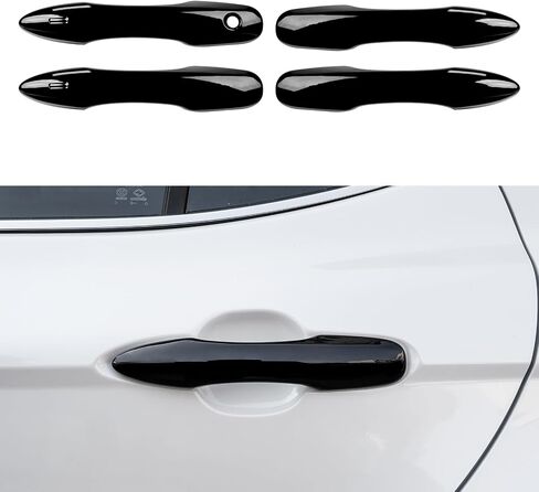 Compatible with Toyota Camry 2018-2025 Snap-on Door Handle Covers Car Exterior Grab Handles Protection Shell for Corolla 2019-2024 Avalon Prius Venza Accessories (No Tape Needed) in Kuwait