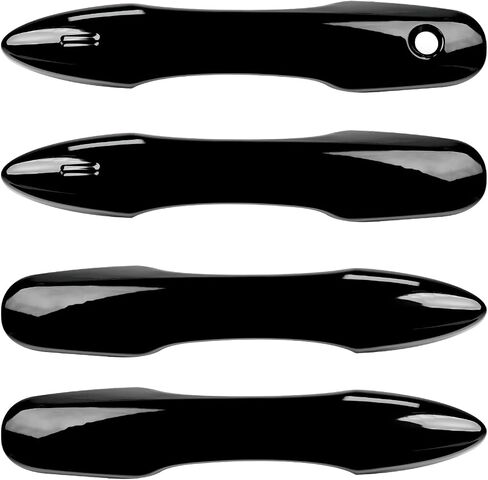 Compatible with Toyota Camry 2018-2025 Snap-on Door Handle Covers Car Exterior Grab Handles Protection Shell for Corolla 2019-2024 Avalon Prius Venza Accessories (No Tape Needed) in Kuwait