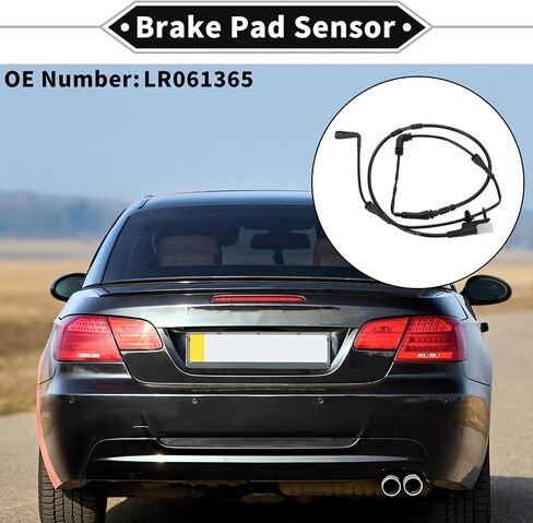 1pc Brake Pad Wear Sensor for Land Rover Discovery Sport L550 2020-2023 TPU Rubber Black Front Disc Break Pad Wear Indicator Sensor in Saudi Arabia