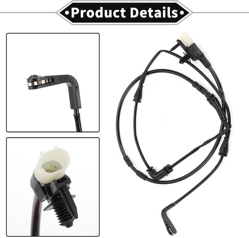 1pc Brake Pad Wear Sensor for Land Rover Discovery Sport L550 2020-2023 TPU Rubber Black Front Disc Break Pad Wear Indicator Sensor in Saudi Arabia