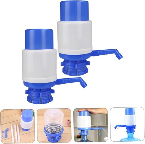 HOMSFOU 2pcs Hand Press Drinking Fountain Manual Pump for Water Bottle Hose Extensions in Saudi Arabia