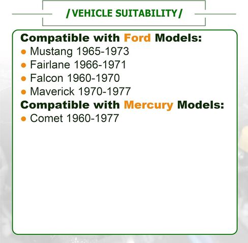 PartsFlow 4 قطع سروج مقعد زنبركي لفائف زنبركية عازلة عدة متوافقة مع Ford Mustang 1964-1973 Fairlane 1966-1971 Falcon 1960-1970 Maverick 1970-1977 Mercury Comet 1960-1977 in Saudi Arabia