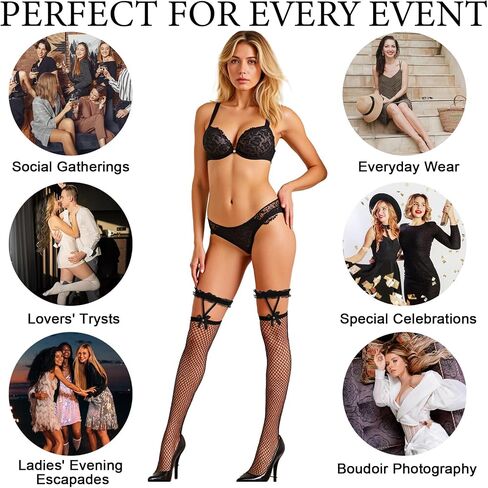 Thigh High Stockings Lace Garters Fishnet Stockings Women Tight Hosiery Over Knee Long Stocking Pantyhose in Saudi Arabia