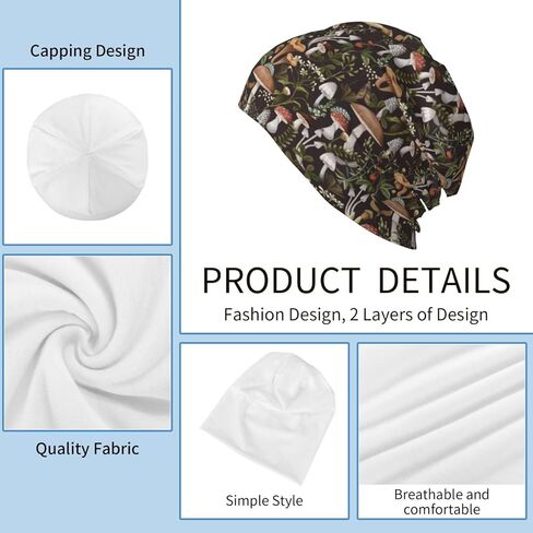 Beanie hat for Men Women Slouchy Beanie Skull Sleep Cap Soft Lightweight Chemo hat Stretch Cancer Headwear in Kuwait