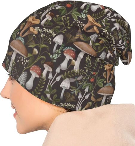 Beanie hat for Men Women Slouchy Beanie Skull Sleep Cap Soft Lightweight Chemo hat Stretch Cancer Headwear in Kuwait