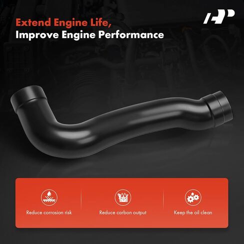 خرطوم تنفس علبة المرافق للمحرك A-Premium متوافق مع مرسيدس بنز C300 2008-2012، C63 AMG 2008-2011، C250، C180، C200، C350، C280، C230، E350، GLK350، ML350، S400، SLK350، SLK300، SLK280، CLK350 in Saudi Arabia