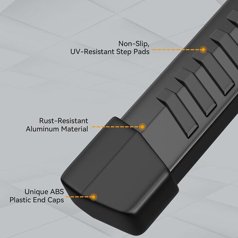 استبدال لوحات الجري مقاس 6 بوصات لـ 2004-2014 Ford F150 SuperCrew Cab Side Steps قضبان Nerf من الفولاذ المقاوم للصدأ in Saudi Arabia