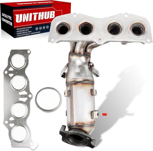 محول حفاز مشعب العادم الأمامي 18210 674-811 متوافق مع Toyota Camry Solara 2.4L 2002 2003 2004 2005 2006 استبدال مباشر (متوافق مع وكالة حماية البيئة) in Saudi Arabia