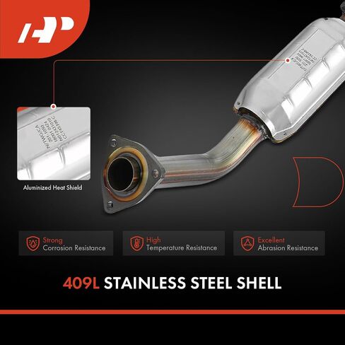 A-Premium Left Catalytic Converter with Gasket Kit Direct-Fit Compatible with Toyota Tundra 2000 2001 2002, 4.7L, E.P.A. Compliant in Saudi Arabia
