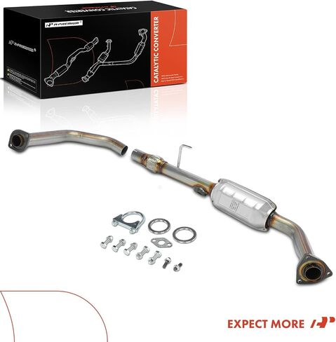 A-Premium Left Catalytic Converter with Gasket Kit Direct-Fit Compatible with Toyota Tundra 2000 2001 2002, 4.7L, E.P.A. Compliant in Saudi Arabia
