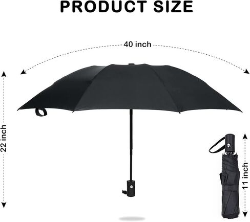 Travel Umbrella, Automatic UV Protection Umbrella, Automatic Umbrellas for Rain, Travel Umbrella Compact, Mini Umbrella for Travel, Compact Umbrella, Windproof Umbrella for Women Men in Saudi Arabia