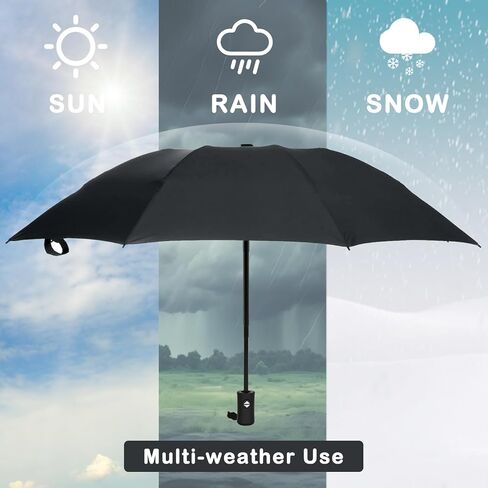 Travel Umbrella, Automatic UV Protection Umbrella, Automatic Umbrellas for Rain, Travel Umbrella Compact, Mini Umbrella for Travel, Compact Umbrella, Windproof Umbrella for Women Men in Saudi Arabia
