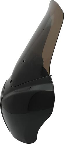 KUAFU Front Upper Fairing Cover Compatible with 1987-2017 Harley Davidson Dyna Super Glide T-Sport FXDXT FXR 15" Windshield Windscreen Black & Smoke in Saudi Arabia