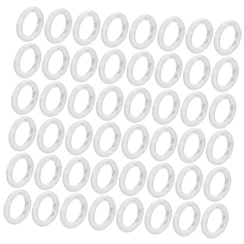 Cabilock 100pcs Pcsromancurtainringssetremovableplasticcurtainringaccessoriesforblindscurtains in Saudi Arabia
