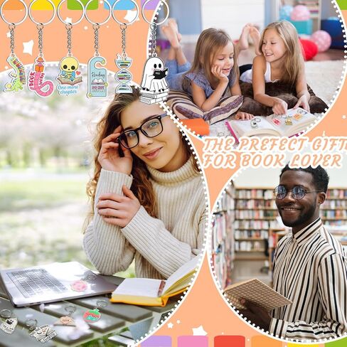هدايا عشاق الكتب، سلسلة مفاتيح مضحكة، هدية للحفلات من الأكريليك للقارئ، هدايا عيد ميلاد المعلم، ملحقات المكتبة in Saudi Arabia