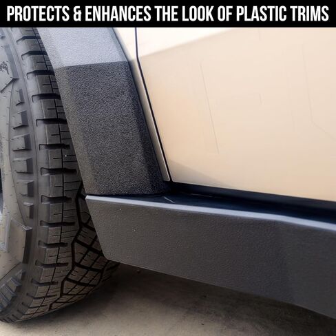 مجموعة حماية اللفافة المصنوعة من الفينيل من TOProtect لألواح الروك Tesla Cybertruck - تحاكي رذاذ بطانة السرير للحماية القصوى in Saudi Arabia