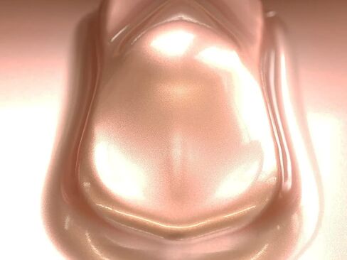 Rwraps Gloss Metallic Vinyl Car Wrap Film Sheet Roll with Air Release Technology - 5ft x 5ft, Rose Gold in Saudi Arabia