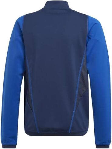 حذاء Adidas Kids Boys Tiro23 بأكمام طويلة وربع سحاب لكرة القدم ماص للرطوبة - أزرق - مقاس XL in Saudi Arabia