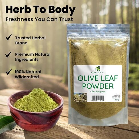 Olive Leaf C/S | Cut & Sifted | Olea Europaea | Wildcrafted | 4oz in Saudi Arabia