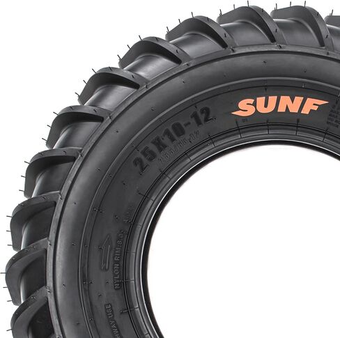 زوج من إطارات السباق الرملية SunF ATV UTV مقاس 25x8-12 25x8x12, 6PR بدون أنبوب، A061 in Saudi Arabia