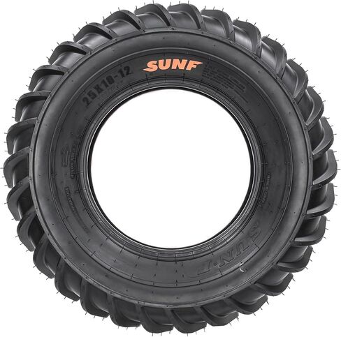 زوج من إطارات السباق الرملية SunF ATV UTV مقاس 25x8-12 25x8x12, 6PR بدون أنبوب، A061 in Saudi Arabia
