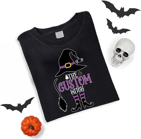 Funny Halloween T-Shirt, Good Witch Bad Witch, Witchy Team Shirts, Personalization Halloween Tee for Women, Witches Scary in Saudi Arabia