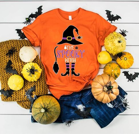 Funny Halloween T-Shirt, Good Witch Bad Witch, Witchy Team Shirts, Personalization Halloween Tee for Women, Witches Scary in Saudi Arabia