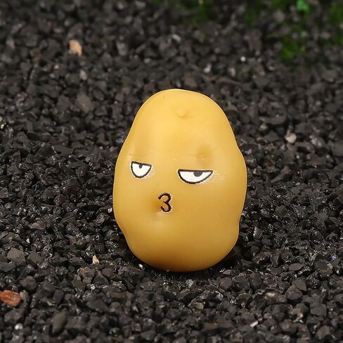 32pcs Mini Resin Potatoes Decor Lifelike Fake Potato Simulation Mini Vegetable Artificial Potatoes Gift for Home DIY Crafts Decoration Photography Prop in Saudi Arabia