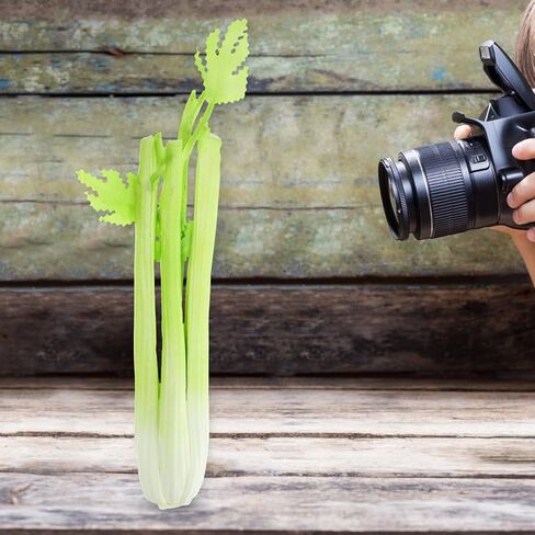 Unomor Artificial Celery Simulation Model Realistic Fake Celery Decoration for Home Kitchen Restaurant Portable Vegetable Prop for Creative Photography Themed Decor in Saudi Arabia