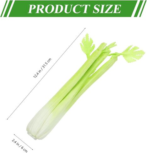 Unomor Artificial Celery Simulation Model Realistic Fake Celery Decoration for Home Kitchen Restaurant Portable Vegetable Prop for Creative Photography Themed Decor in Saudi Arabia