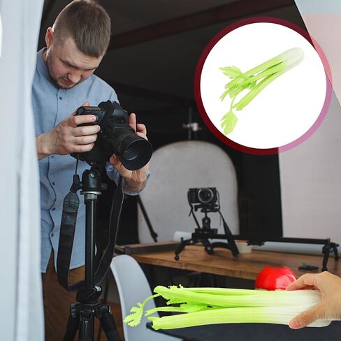 Unomor Artificial Celery Simulation Model Realistic Fake Celery Decoration for Home Kitchen Restaurant Portable Vegetable Prop for Creative Photography Themed Decor in Saudi Arabia
