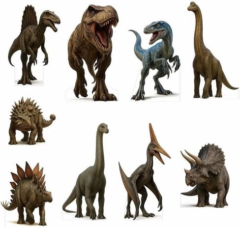 Triceratops Dinosaur Cardboard Cutout – 3FT Realistic Prehistoric Display in Kuwait