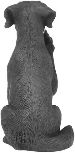 3.25" Black Labrador Dog Sitting Up Figurine - Black Lab Gifts, Black Lab Statue, Black Lab Decor in Kuwait