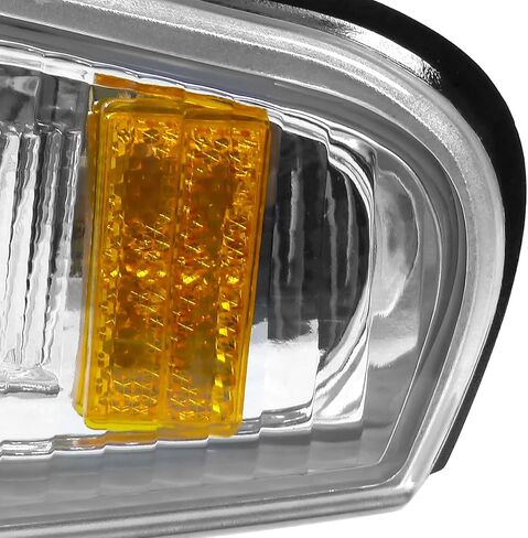 SPEC-D TUNING Glossy Black Housing Clear Lens Bumper Corner Lights Compatible with 2004-2012 Chevy Colorado GMC Canyon L+R Pair Assembly in Saudi Arabia