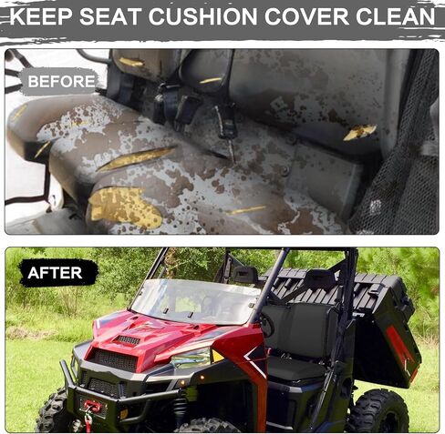 LKV Ranger Seat Covers Compatible with Polaris Ranger Crew XP 1000 2017-2021, Ranger Crew 1000 Premium 2020-2023 in Saudi Arabia