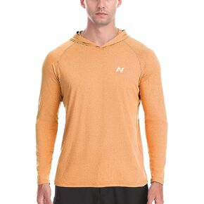 isnowood Mens UPF 50+ Fishing Shirts, Long Sleeve Sun Protection Hoodie, UV Rash Guard Shirt for Running Workout Hiking in Kuwait