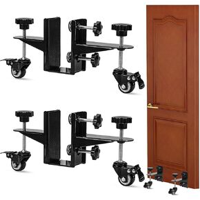 Heavy-Duty Door Installation Kit,2-Piece Door Dolly for 0.8 to 2.36 inch Thick Pre-Hung,Front,and Slab Doors,Door Installation Tools,Door Lifter in Saudi Arabia
