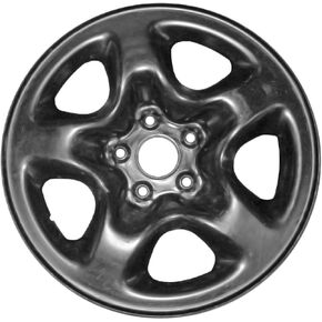 16 inch Steel Wheel Rim for 01-07 Toyota Highlander (5-Spoke Design) - Black Reman Factory Steel Wheel in Saudi Arabia