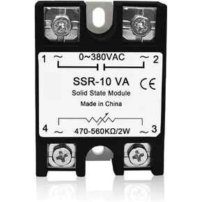 منظم الجهد SSR 10A 25A 40A 50A 60A 80A 100A VA نوع مرحلة واحدة التحكم في الحالة الصلبة الجهد التتابع الجهد DC (SSR-VA 80A) in Kuwait