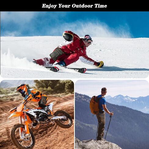 Water Resistant Canvas + Leather Motorcycle Travel Fanny Waist Pack Drop Thigh Leg Bag Pouch For Men Women FB2141 (100% Genuine Leather-C-Blue) in Kuwait