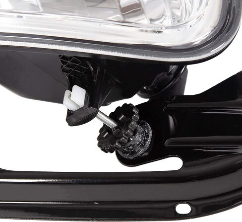 مصابيح الضباب ECOTRIC مع استبدال المصابيح المتوافقة مع 2009-2012 Dodge Ram 1500 2010-2018 Ram 2500 3500 لاستبدال 55372734AA 55372734AB CH2594102 12V 42W مجموعة مصابيح الضباب الوفير in Saudi Arabia