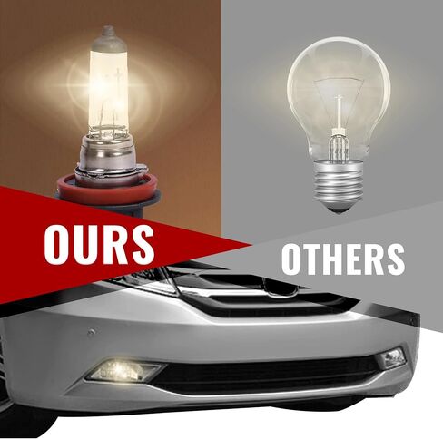 مصابيح الضباب HECASA المتوافقة مع مجموعة استبدال مصابيح الضباب Honda Odyssey 2011-2013 مع المصابيح وحزام الأسلاك ومجموعة التبديل، غطاء كروم شفاف in Kuwait
